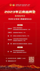 云南省两会经济社会发展主题新闻发布会